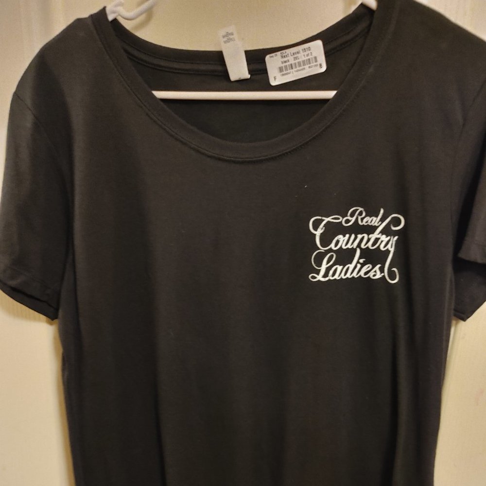 Country Ladies Scoop Neck Tee
